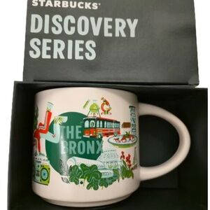 Starbucks Discovery Series Mug - Green and Red Bronx Design